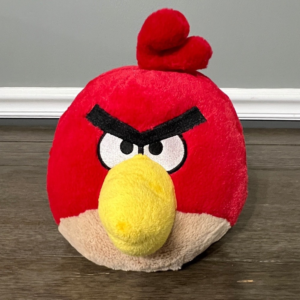 Angry Birds Red Bird 8" Plush Toy Factory Rovio‎ Terrance Stuffed Animal